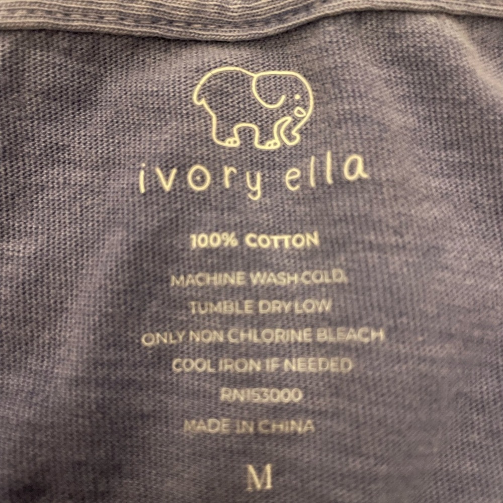 Ivory Ella blue T-shirt for Women - Picture 4 of 4